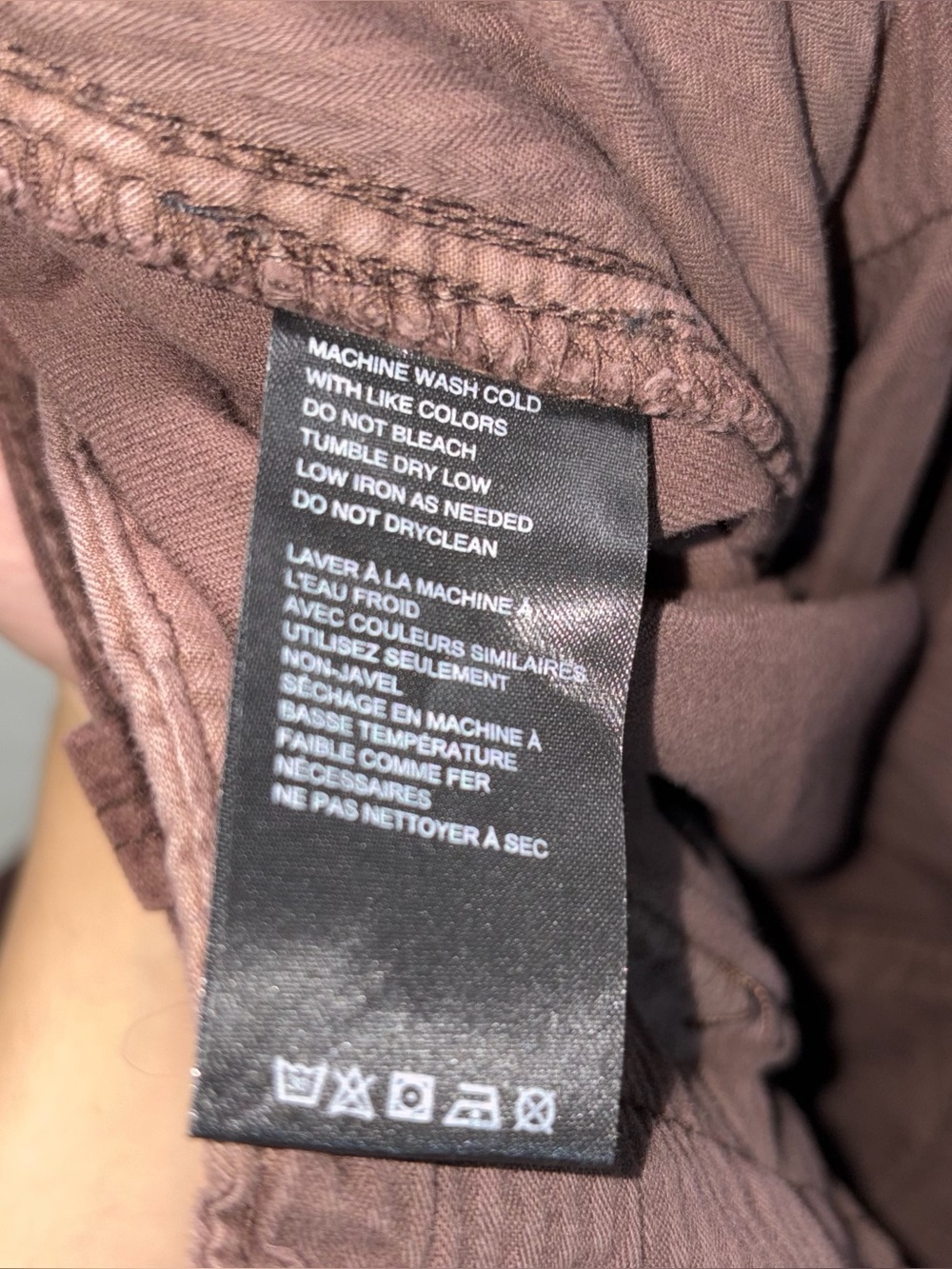 Free People Hard Crushin Plush Cargo Pants Womens Size 4 Brown Velvet Utility - Picture 11 of 14